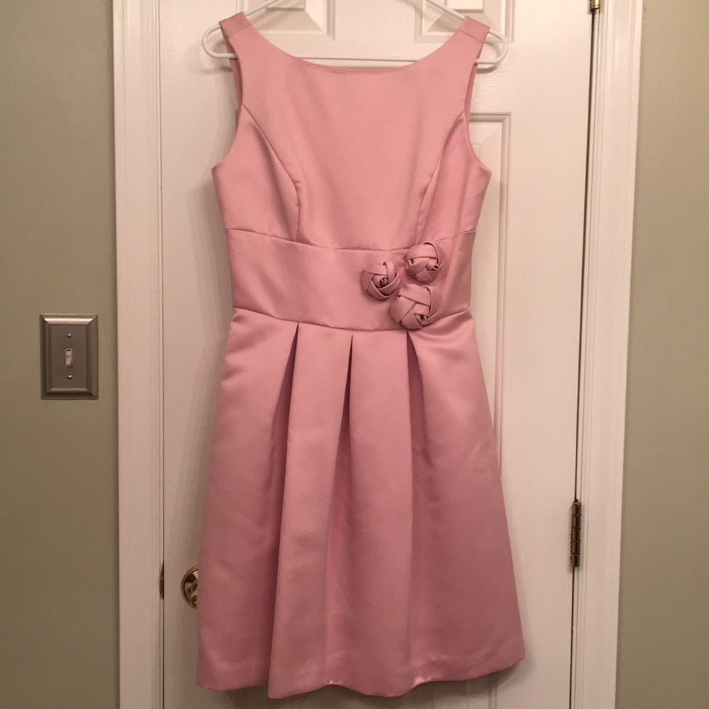 Baby Pink Evening Dress with Pockets!